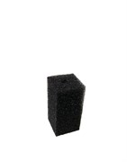 Губка прямоугольная черная (30 PPI) для фильтра №3,  6х6х12 см