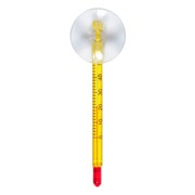 Термометр Naribo стеклянный тонкий на присоске 8см