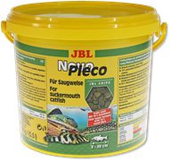 JBL NovoPleco 5,5 л. (2700 г.) - Водорослевые чипсы с примесью целлюлозы для кольчужных сомов