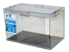 PRIME - аквариум 23л без швов на передней стенке из стекла OptiWhite, 40x23х25 см, с покровным стеклом