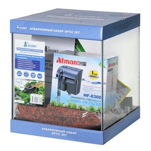 {{photo.Alt || photo.Description || 'GLOXY Optic Set Professional Edition 31 литр  - аквариум с оборудованием из стекла Opti White'}}