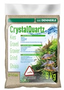 Dennerle Kristall-Quarz - аквариумный грунт , гравий фракции 1-2 мм, цвет природный белый, 5 кг.