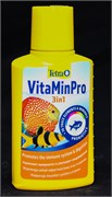 Tetra Vitamin PRO 3in1 100 мл - препарат с витаминами и жизненно важными веществами для здоровья аквариумных рыб Tet-321809