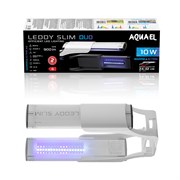 AQUAEL DUO LEDDY SLIM MARINE/ACTINIC 10 Вт - 2.0 светильник для аквариума белый (24-32см) 124217