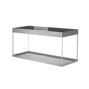 AQUAEL OPTI SET 240 л (серый) - аквариум из осветлённого стекла Opti White, 121x41x56 см AQ-132552