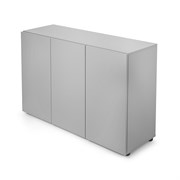 AQUAEL подставка под аквариум OPTI SET 240 л (серая) - 3 дверцы, 121x41x80 см AQ-132638