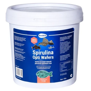 {{photo.Alt || photo.Description || 'Anubias Spirulina Opti Wafers 10 л, 4  кг - корм для донных рыб, таблетки 12мм'}}