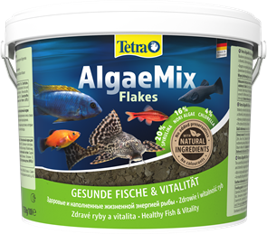 Tetra Algae Mix 10л (1750г) - корм для рыб, растительные хлопья Tet-284746
