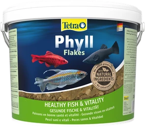 {{photo.Alt || photo.Description || 'Tetra Phyll 10 л - ведро - корм для растительноядных рыб (хлопья)'}}