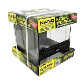 EXO TERRA Natural Terrarium Nano - террариум из силикатного стекла, 20х20х20 см H225991