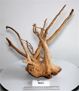 {{photo.Alt || photo.Description || 'Коряга-эксклюзив Сакура (40x36x33 см) M №11 - на фото актуальная коряга, существует в единственном экземпляре'}}