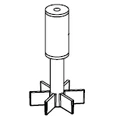 AQUAEL - ротор для помп CIRCULATOR 1000 и фильтров TURBO-FILTER 1000 109725
