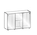 AQUAEL подставка для аквариума Glossy 120 - 120*40*73 прямая (ДСП), 2 дверцы (ДСП с накладками из акрила) 112934
