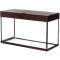 Aquaplus аквариум П-120 LUX цвет- махагон - (80*35*43) + вклеенная крышка 80x35 2*18Вт 213443