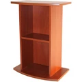 Aquaplus тумба фигурная 50*30*70, цвет итальянский орех, открытая 145342
