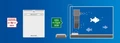 AQUASKAT AS-UPS 50+ источник питания offline 220В, 50ВА, корпус под АКБ 7 Ач AS531