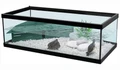 Aquatlantis TORTUM 75 - Аквариум для черепах, 75х36х25 см, черный + фильтр 8429