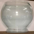 Aквариум 7л круглый на литой подставочке 858