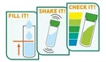 Dennerle CO2 Quick-Test - быстрый тест на содержание углекислого газа в воде, 2 тестовые пробирки Den-3106