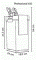 Hydor Professional Filter 450 - внешний фильтр для аквариумов от 300 до 450 литров C02400