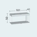 Juwel RIO 180 LED аквариум 180л белый (white) 101х41х50см 2х23W Фильтр Bioflow M, нагреватель 200 Вт Juw-4450