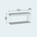 Juwel RIO 240 LED аквариум 240л черный (Black) 121х41х55см 2х29W Фильтр Bioflow M, нагреватель 200 Вт Juw-3350