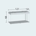 Juwel RIO 350 LED аквариум 350л темное дерево (dark wood) 121х51х66см 2х29W Фильтр Bioflow L, нагреватель 300 Вт 07750