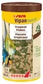 sera Vipan Nature 1000 мл (210 г) - корм для рыб в хлопьях S32240