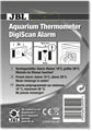 JBL Aquarium Thermometer DigiScan Alarm - Цифровой аквариумный термометр с функцией сигнала о недопустимой температуре (менее 18 или более 28 градусов) 282.6122100 - фото 24401