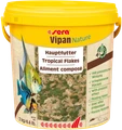 sera Vipan Nature 10 л (ведро) - универсальный корм для аквариумных рыбок (крупные хлопья) S32287