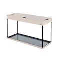 Aquaplus аквариум LUX П120 / 115л прямой Выбеленный дуб LED (80*35*49)+Крышка, светильник LEDDY TUBE Retro Fit Sunny 1*16 Вт, стекло 6/6 a18929