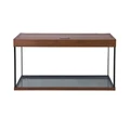 Aquaplus аквариум LUX П200 / 185л прямой Орех LED (100*40*56)+Крышка, светильник LEDDY TUBE Retro Fit Sunny 2*18Вт 993046