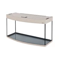 Aquaplus аквариум LUX Ф170 / 170л фигурный Выбеленный дуб LED (100*40*56)+Крышка, свет 2*14 Вт (LED), стекло 6/8 995330