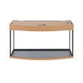 Aquaplus аквариум LUX Ф170 / 170л фигурный Дуб LED (100*40*56)+Крышка, свет  LEDDY TUBE Retro Fit Sunny 2*18 Вт, стекло 6/8 992858
