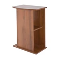 Aquaplus тумба фигурная 60*30*70, цвет орех, открытая 217175