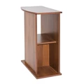 Aquaplus тумба фигурная 60*30*70, цвет орех, открытая 217175