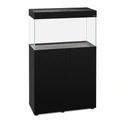 AQUAEL OPTI SET 125 л (чёрный) - аквариум из осветлённого стекла Opti White, 81x36x51 см 124303