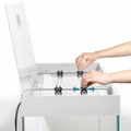AQUAEL OPTI SET 200 л (белый) - аквариум из осветлённого стекла Opti White, 101x41x56 см 124304