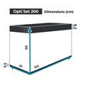 AQUAEL OPTI SET 200 л (белый) - аквариум из осветлённого стекла Opti White, 101x41x56 см 124304 - фото 27635 AQUAEL OPTI SET 200 л (белый) - аквариум из осветлённого стекла Opti White, 101x41x56 см 124304 - фото 27635