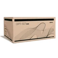 AQUAEL OPTI SET 240 л (чёрный) - аквариум из осветлённого стекла Opti White, 121x41x56 см 124307