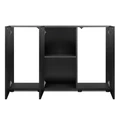 AQUAEL подставка под аквариум OPTI SET 240 л (чёрная) - 3 дверцы, 121x41x80 см 123425