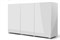 AQUAEL белая подставка для аквариума Glossy 120 - 120*40*73 прямая (ДСП), 3 дверцы (ДСП с накладками из акрила) - фото 28571