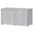 EHEIM ProximaTEC 325 л с серой тумбой (LED classic 2х17,3 Вт) - аквариум с тумбой и комплектом оборудования (освещение, внешний фильтр, нагреватель) EM-493231