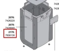 Контейнер для термофильтра EHEIM 2178 с нагревательным элементом EM-7608138