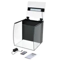 Atman DR-320 35 литров - аквариум c гнутым передним стеклом, 32х33,3х35,3 см  (в комплекте внутренний фильтр, LED RGB светильник) ATM-DR-320