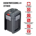 Eheim Professionel 4+ 350 (2273) - внешний фильтр для аквариумов до 350 литров EM-2273020