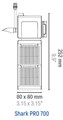 SICCE Shark PRO 700 - внутренний фильтр для аквариумов до 200 л , 700 л/ч 73981 - фото 31570 SICCE Shark PRO 700 - внутренний фильтр для аквариумов до 200 л , 700 л/ч 73981 - фото 31570