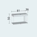 Juwel RIO 125 LED аквариум 125л серый (Grey) 81х36х50см 2х14W Фильтр Bioflow М, нагреватель 100 Вт Juw-1650