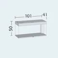 Juwel RIO 180 LED аквариум 180л серый (Grey) 101х41х50см 2х23W Фильтр Bioflow M, нагреватель 200 Вт Juw-4650