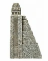 H2Show Lost Civilization - Пирамида Ацтеков (декорация для левого угла аквариума) - 17,5x7x31,5 см B00220
